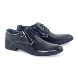 KOMODO Zapatos de vestir hombre 850 cara azul marino 2
