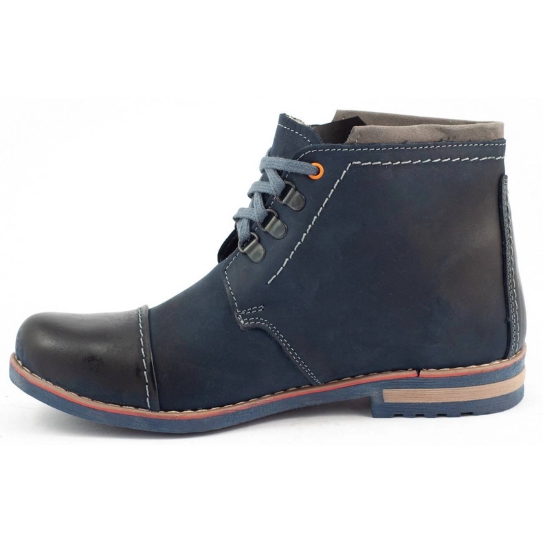 Olivier Calzado de invierno para hombre Botas de nieve 120 Azul marino 1 Olivier Calzado de invierno para hombre Botas de nieve 120 Azul marino 1