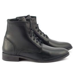 KENT Botines Chelsea de piel para hombre 287 Saint Black negro 2