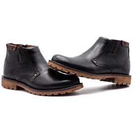 Olivier Botas de nieve 815 grano negro con marrón 6