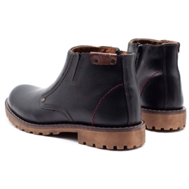 Olivier Botas de nieve 815 grano negro con marrón 7