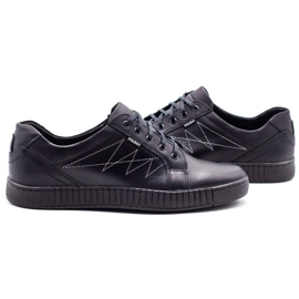 Polbut Zapatos casual de hombre J66 negro con plateado plata multicolor 5