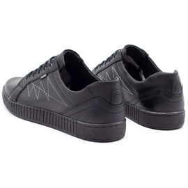Polbut Zapatos casual de hombre J66 negro con plateado plata multicolor 7