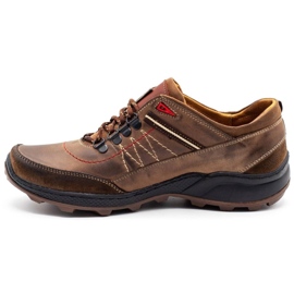 Olivier Zapatos de senderismo para hombre 274GT marrón 1