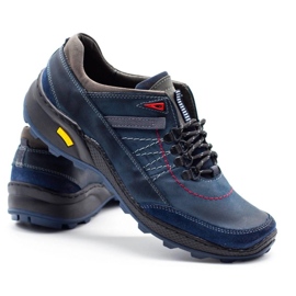 Olivier Zapatillas trekking hombre 274GT azul marino 4
