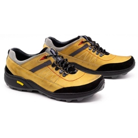 Olivier 274GT zapatos de trekking para hombre amarillo 3