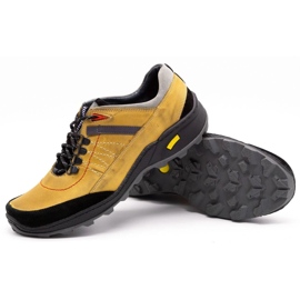 Olivier 274GT zapatos de trekking para hombre amarillo 4