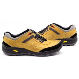 Olivier 274GT zapatos de trekking para hombre amarillo 6
