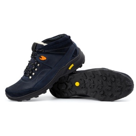 Olivier Zapatos de invierno para hombre 139GT azul marino 3