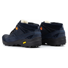 Olivier Zapatos de invierno para hombre 139GT azul marino 5