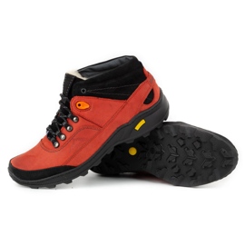 Olivier Zapatos de invierno para hombre 139GT rojo 4