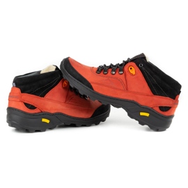 Olivier Zapatos de invierno para hombre 139GT rojo 6