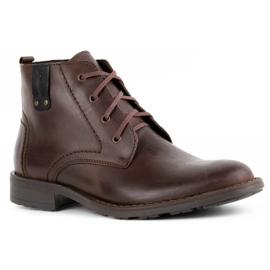 Polbut Zapatos de invierno para hombre C20 marrón oscuro 2
