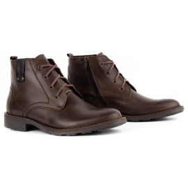Polbut Zapatos de invierno para hombre C20 marrón oscuro 3