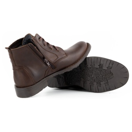 Polbut Zapatos de invierno para hombre C20 marrón oscuro 5