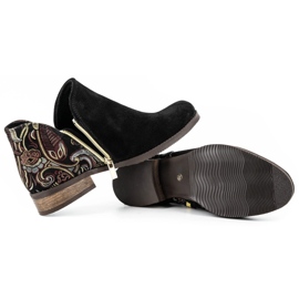 Olivier Cómodas botas de mujer Silvia negras negro 7