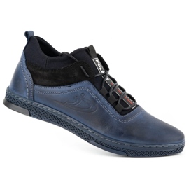 Polbut Zapatos de invierno para hombre K27F azul marino 2