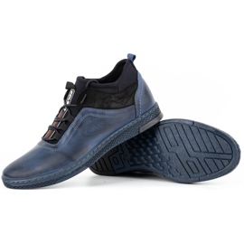 Polbut Zapatos de invierno para hombre K27F azul marino 4