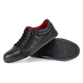 KENT Zapatos casuales de hombre 305s negro 3