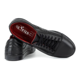 KENT Zapatos casuales de hombre 305s negro 4