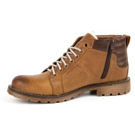 Mario Pala Botas de invierno de hombre rojo 865MP naranja 1