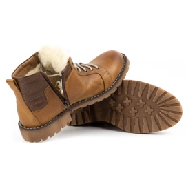 Mario Pala Botas de invierno de hombre rojo 865MP naranja 5