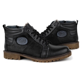 Mario Pala 865MP botas de invierno de hombre negro 10