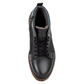 Mario Pala 865MP botas de invierno de hombre negro 3