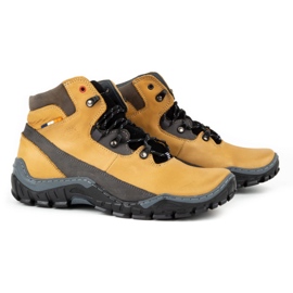 Olivier 134GT zapatos de hombre amarillo invierno 3