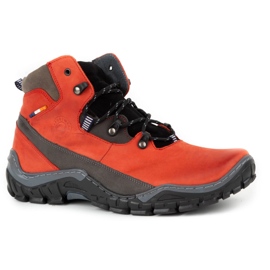 Olivier 134GT botas de invierno de hombre rojo 1