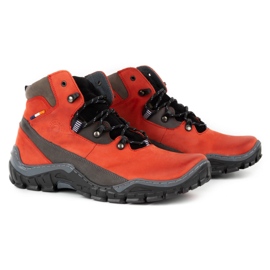 Olivier 134GT botas de invierno de hombre rojo 3