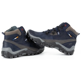 Olivier Zapatos de invierno para hombre 134GT azul marino 6