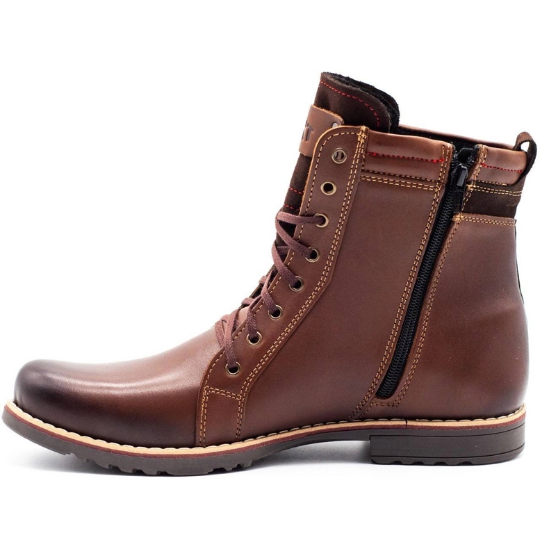 KENT Zapatos de invierno para hombre 237 marrón 1