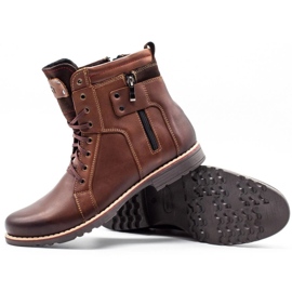 KENT Zapatos de invierno para hombre 237 marrón 3
