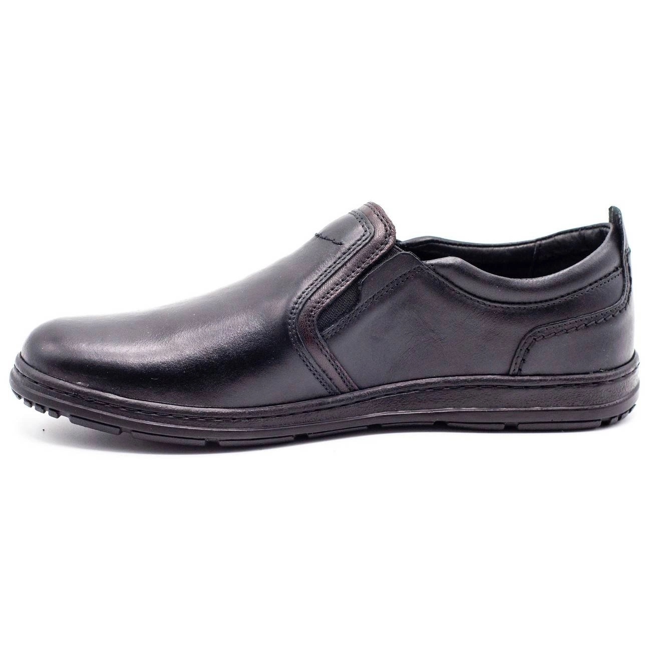 Joker Zapato sin cordones hombre piel 507J grano negro - KeeShoes