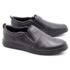 Joker Mocasines hombre piel gris 535 2