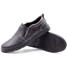 Joker Mocasines hombre piel gris 535 3