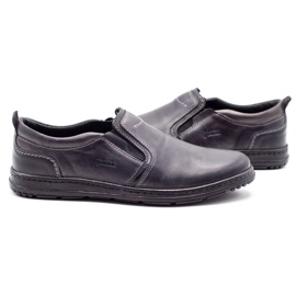 Joker Mocasines hombre piel gris 535 5