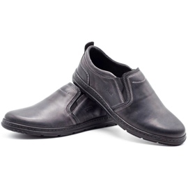 Joker Mocasines hombre piel gris 535 6