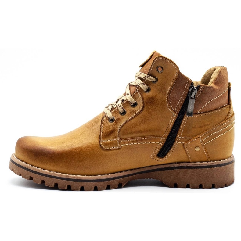 KOMODO Zapatos de hombre botas de nieve con aislamiento 885 camel marrón 2