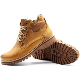 KOMODO Zapatos de hombre botas de nieve con aislamiento 885 camel marrón 4