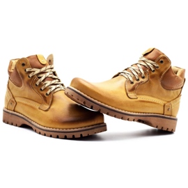 KOMODO Zapatos de hombre botas de nieve con aislamiento 885 camel marrón 7