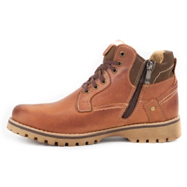 KOMODO Botas de nieve con aislamiento de ladrillo 885 para hombre marrón 1