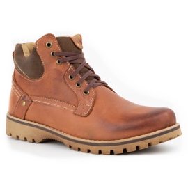 KOMODO Botas de nieve con aislamiento de ladrillo 885 para hombre marrón 2