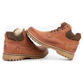 KOMODO Botas de nieve con aislamiento de ladrillo 885 para hombre marrón 6