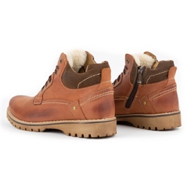 KOMODO Botas de nieve con aislamiento de ladrillo 885 para hombre marrón 7