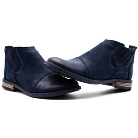 KOMODO Zapatos de invierno para hombre 872K azul marino 1