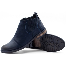 KOMODO Zapatos de invierno para hombre 872K azul marino 5