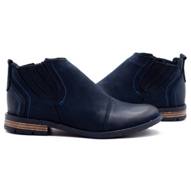 KOMODO Zapatos de invierno para hombre 872K azul marino 7