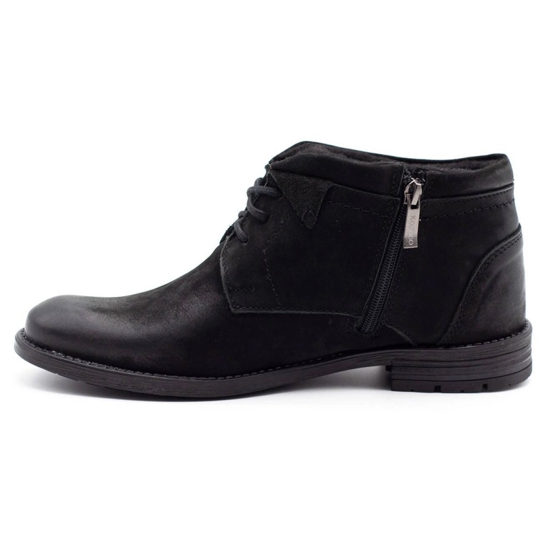 KOMODO Botas de invierno hombre negras 834K negro 1